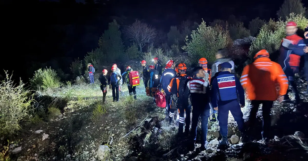 Eğitim İçin Isparta’ya Ekip Kanyonda Kayboldu: 1 Ölü, 13 Kayıp