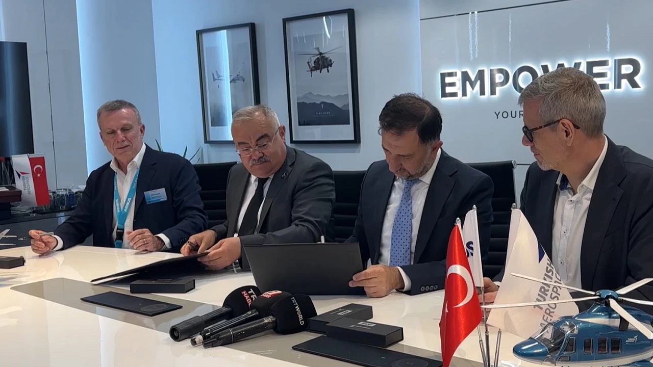 Paris’te TUSAŞ-Airbus iş birliği: İki yeni anlaşmaya imza atıldı