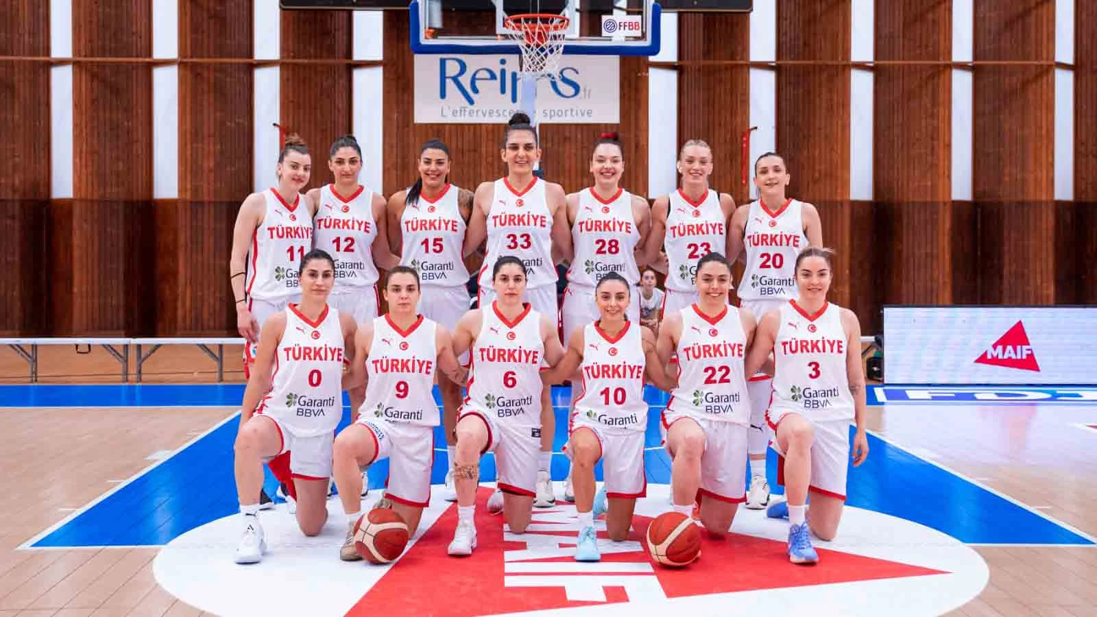'Potanın Perileri' hazırlık maçında Fransa'ya mağlup oldu
