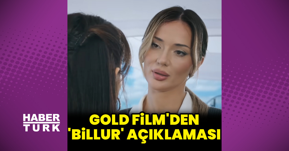Gold Film'den Cansu Taşkın Açıklaması