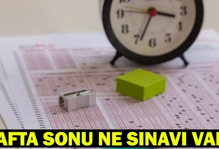 HAFTA SONU NE SINAVI VAR? 10-11 Ocak sınavları neler? ÖSYM – MEB sınav takvimi