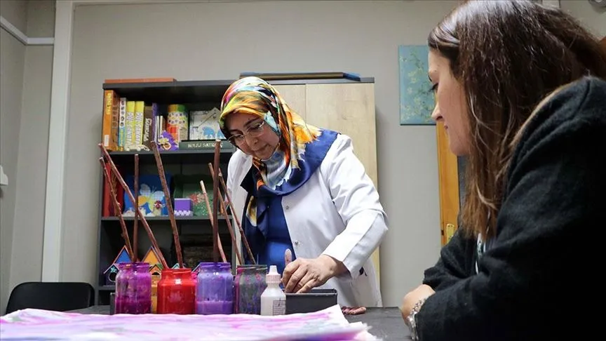 Yeşilayın etkinlikleriyle bağımlılıklarından uzaklaşıyorlar