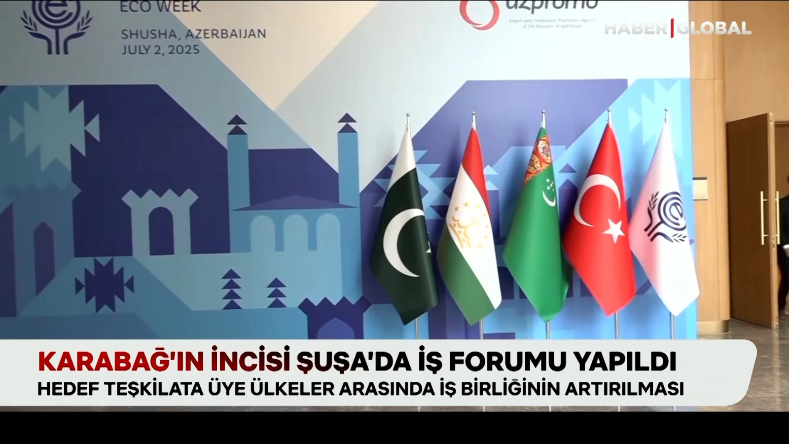 Karabağ'ın incisi Şuşa'daki İş Forumu'na yoğun ilgi