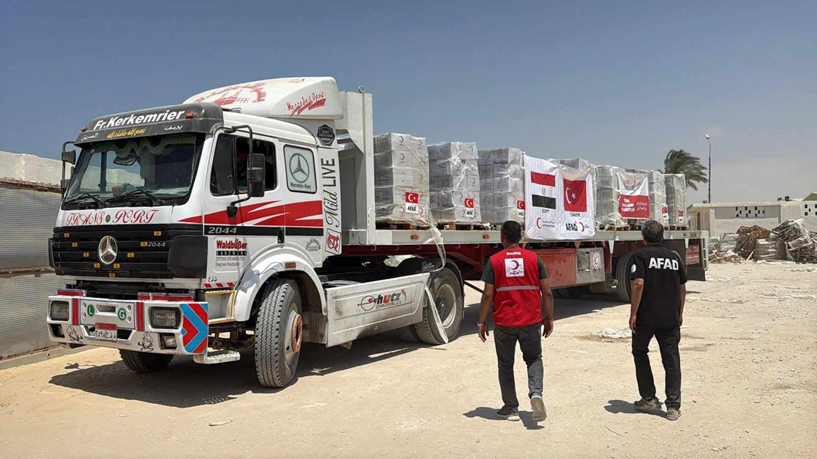 Türk Kızılay’dan Gazze’ye 165 TIR gıda yardımı