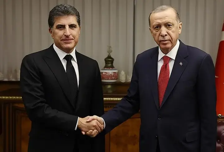 Cumhurbaşkanı Erdoğan, IKBY Başkanı Barzani ile görüştü