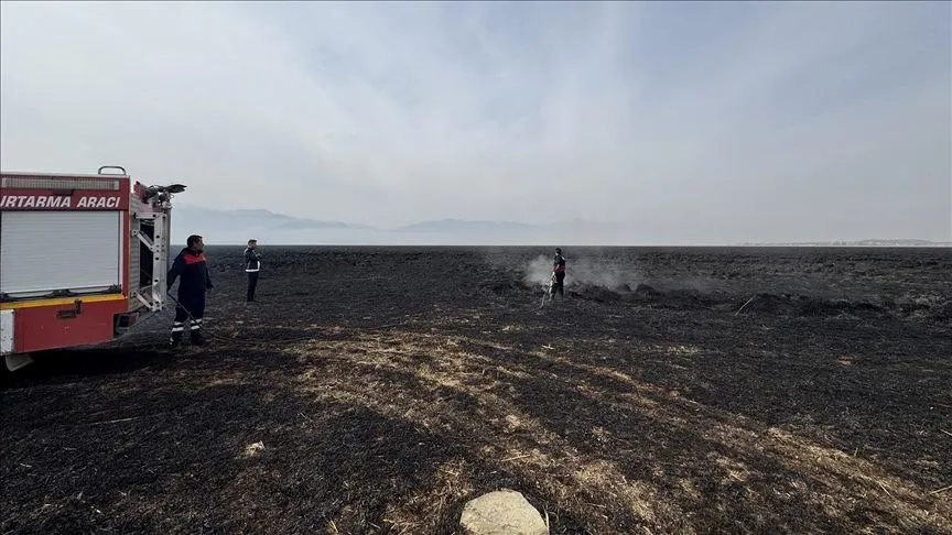 Hakkari'deki Nehil Sazlığı'nda 7 Kasım'da çıkan yangın söndürüldü