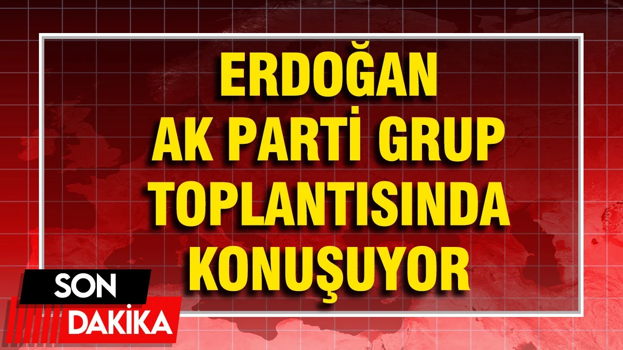Erdoğan, Ak Parti Grup Toplantısı'nda Konuşuyor