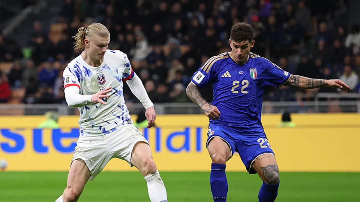 Haaland 2 gol attı Norveç İtalya'yı deplasmanda yıktı: İşte maçın özeti