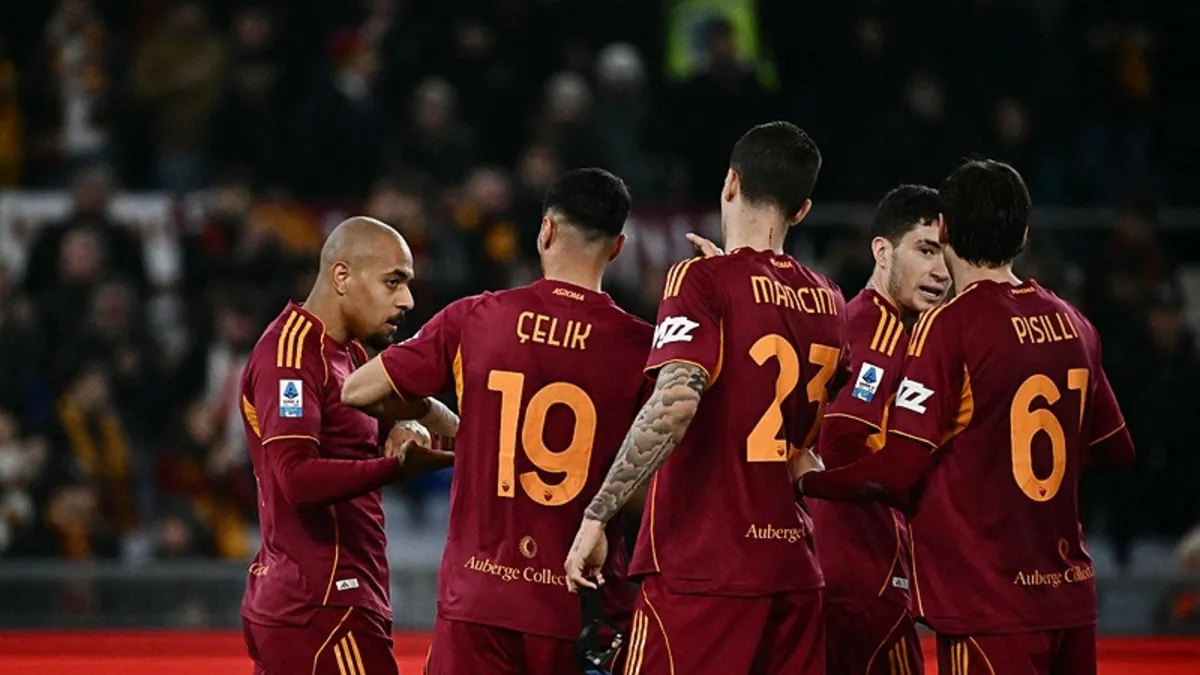Zeki Çelik'li Roma, Semih Kılıçsoy'lu Cagliari'yi mağlup etti!