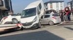 Düzce’de Kazada Otomobil Park Halindeki Araçların Üstüne Uçtu