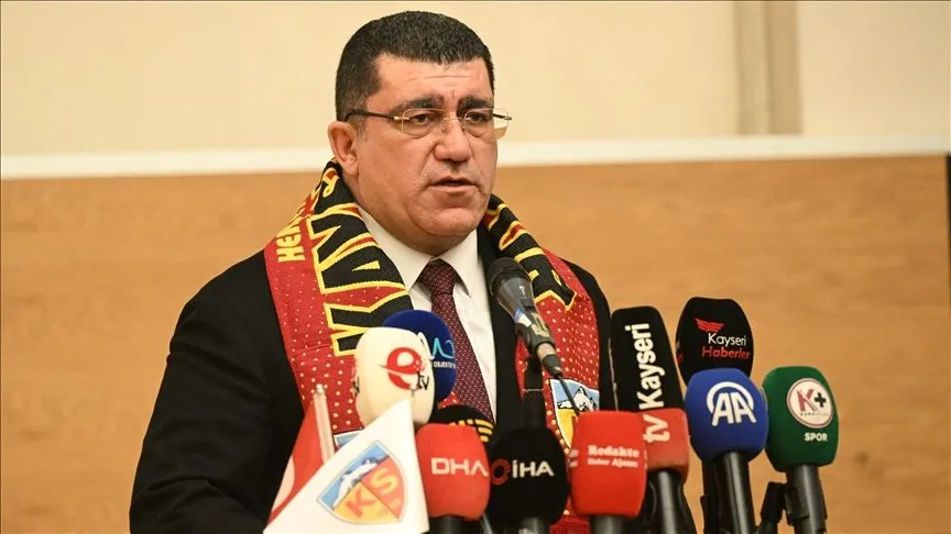 Kayserispor Kulübünde Nurettin Açıkalın yeniden başkanlığa seçildi