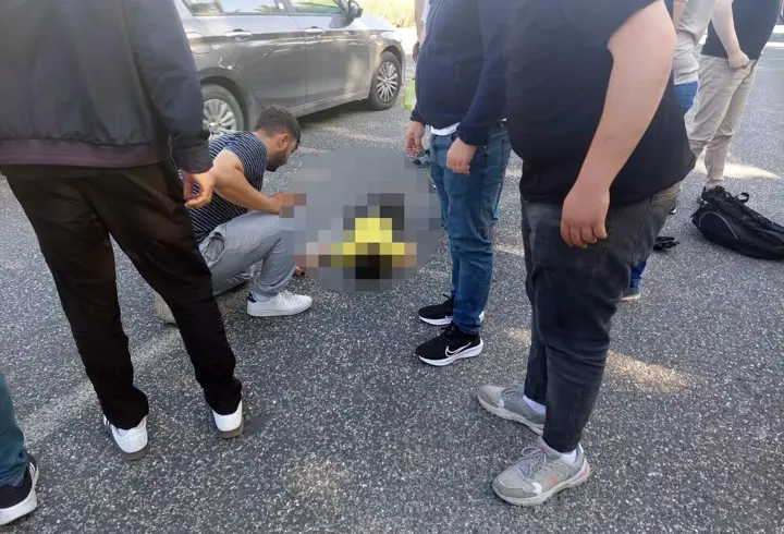 Motosikletin çarptığı babaanne öldü, torunu ağır yaralandı
