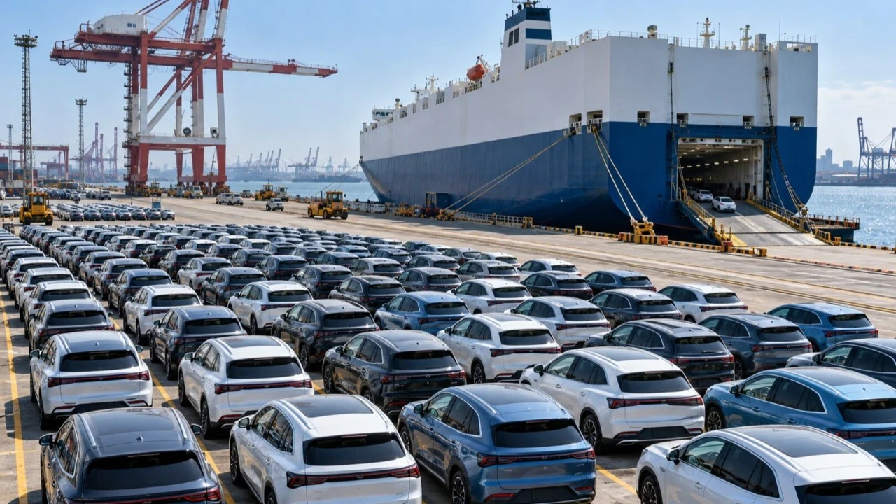 Çin'in Elektrikli Araçları Dünyaya Yayılıyor: İhracat 3,4 Milyonu Aştı