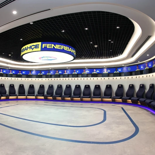 Fenerbahçe Stadı'nda Soyunma Odası Ve Bağlantılı Alanlar Yenilendi