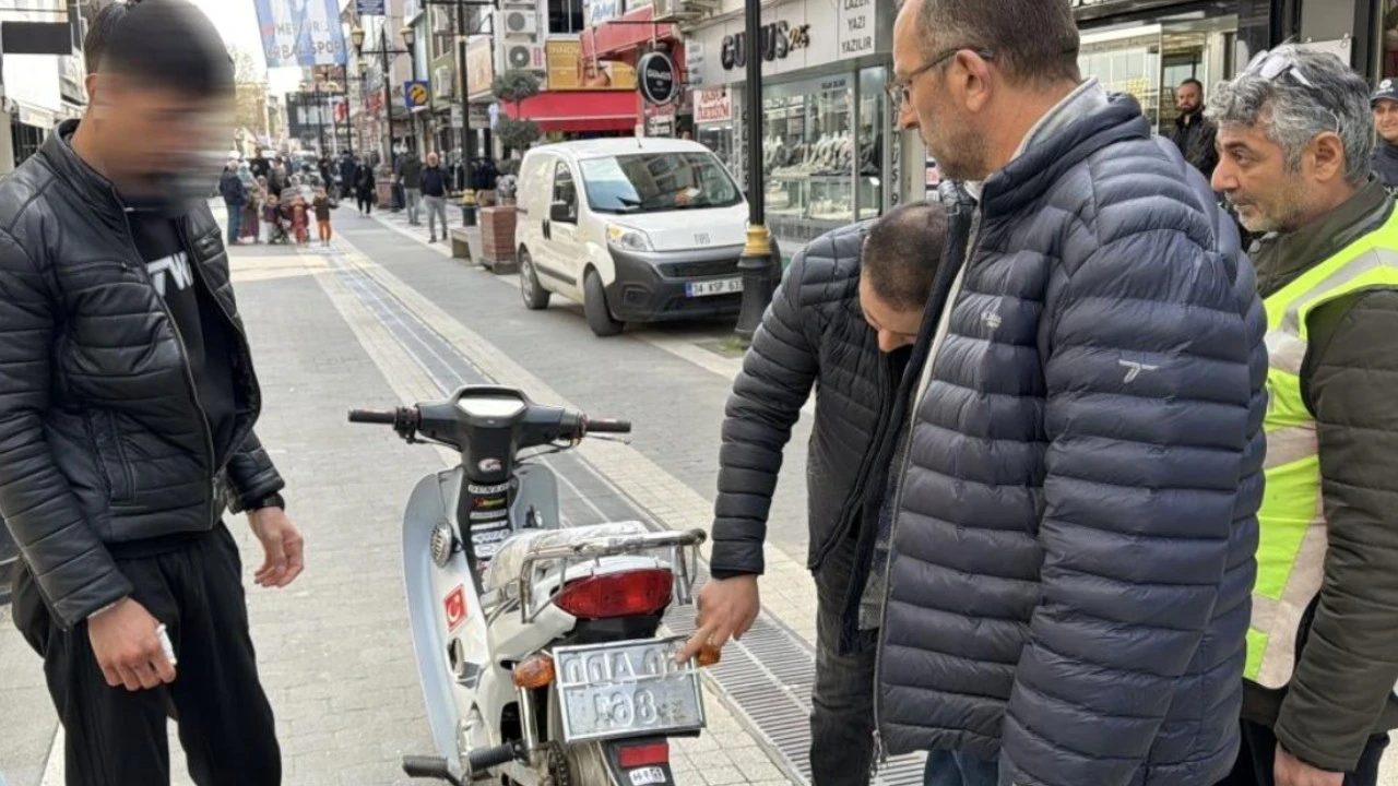 50 bin TL’lik motosikletiyle 146 bin TL’lik ceza yedi