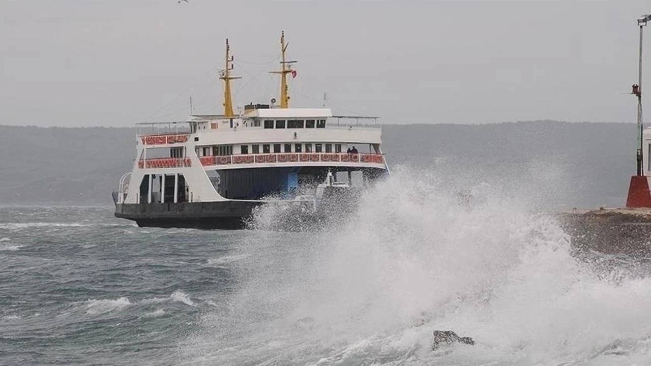Güney Marmara'da yarınki bazı feribot seferleri iptal edildi