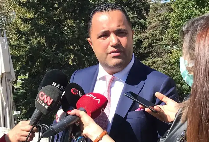 Avukat Rezan Epözdemir'e ait hukuk bürosunda arama