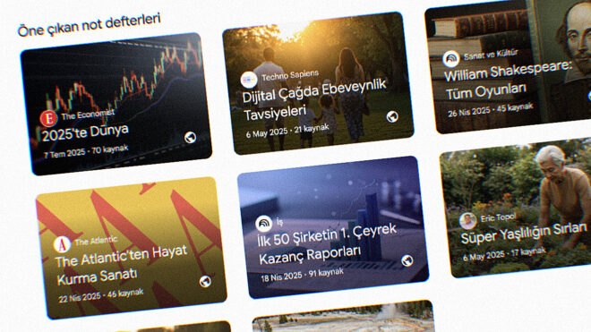 NotebookLM servisinin “öne çıkan not defterleri” özelliği Türkiye’ye de sunuldu