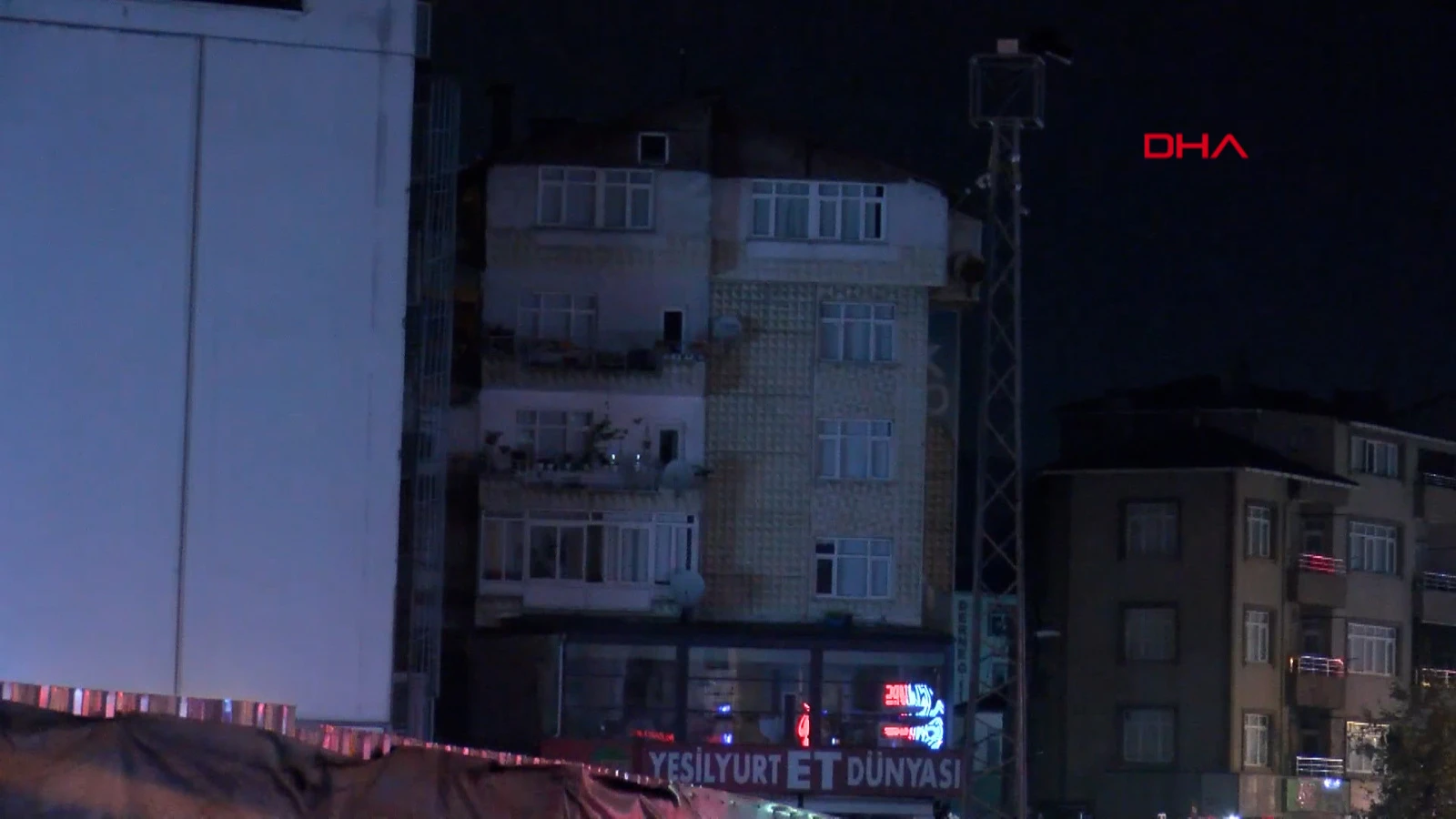 Çöken binanın çevresindeki binalarda alarm! Gebze'de 16 bina mühürlendi