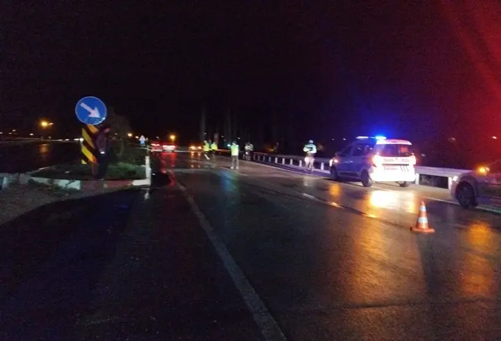 Tokat'ta otomobilin çarptı yaya öldü