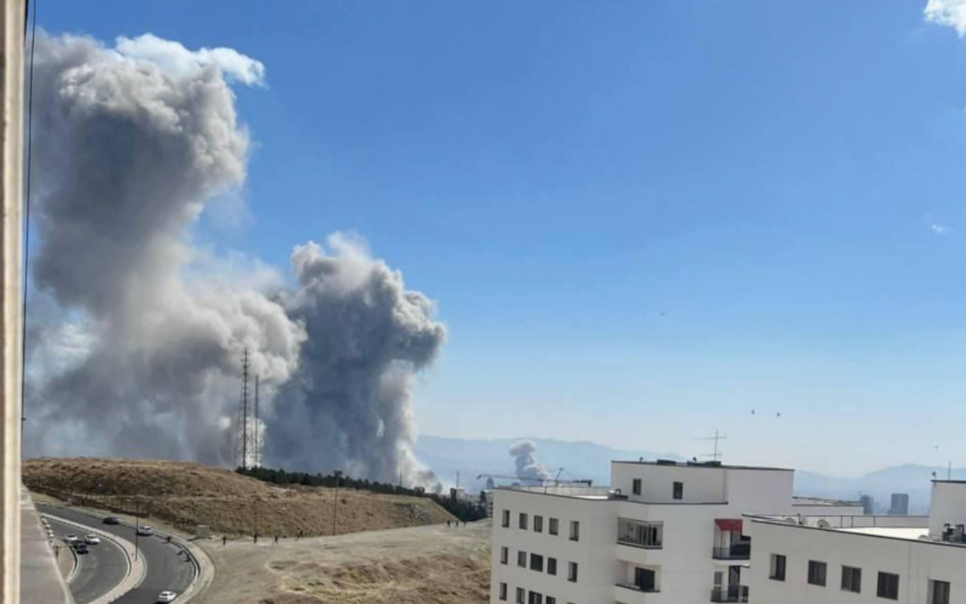 İsrail ordusu yeni saldırı dalgası başlattı: İran'dan dehşet veren görüntüler
