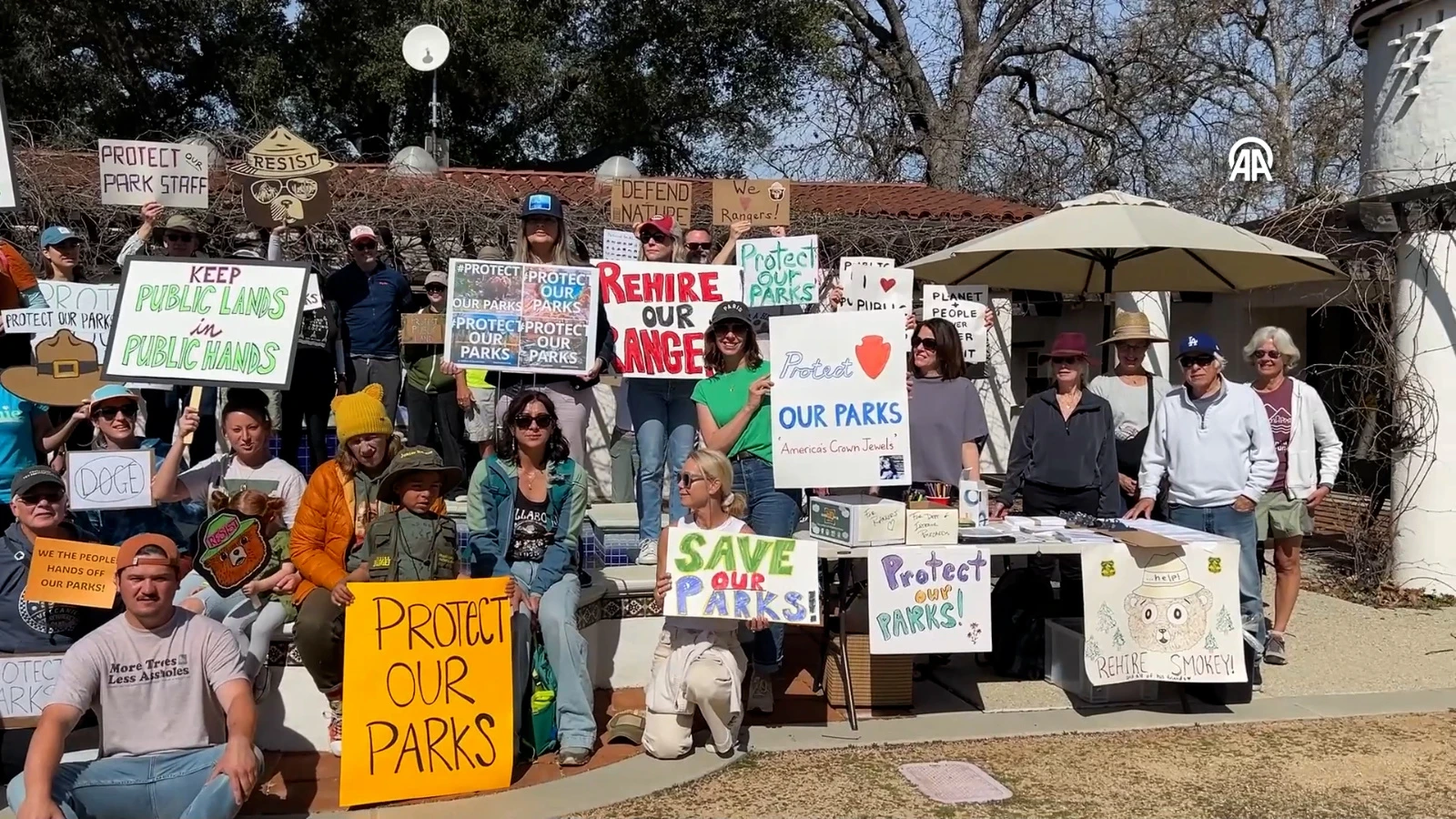 ABD'de Elon Musk ve Donald Trump'a park bütçesi protestosu
