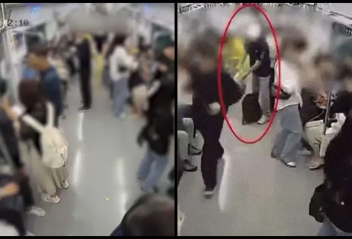 Güney Kore metrosunda kundaklama dehşeti: Görüntüler ortaya çıktı! Vagonu ateşe verdiği anlar kamerada…