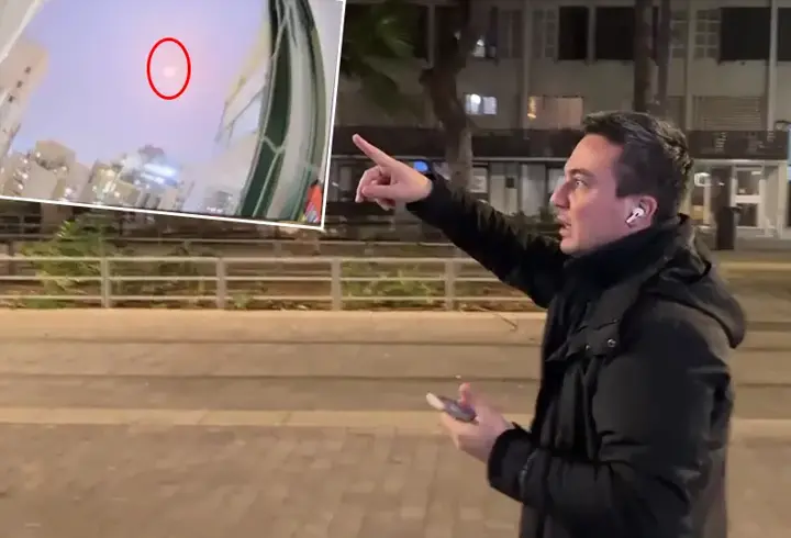 CNN TÜRK SAHADA… Tel Aviv'de canlı yayında patlama sesleri