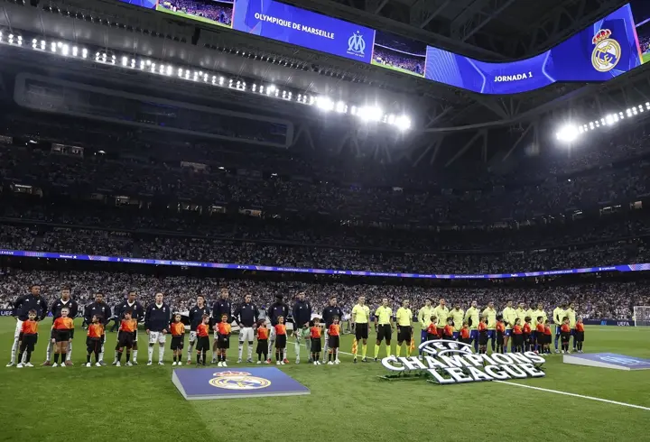 Real Madrid - Olimpik Marsilya maçına Filistin bayrağı engeli