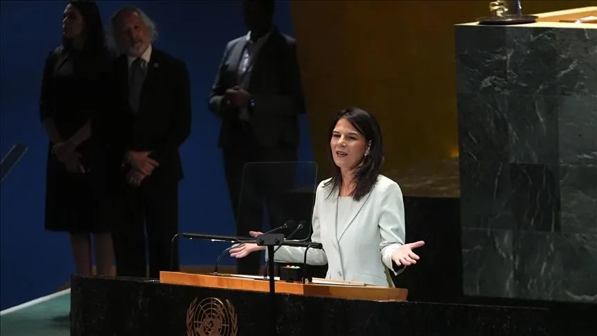 BM Genel Kurul Başkanı Baerbock, Filistin meselesinde tek yolun iki devletli çözüm olduğunu belirtti