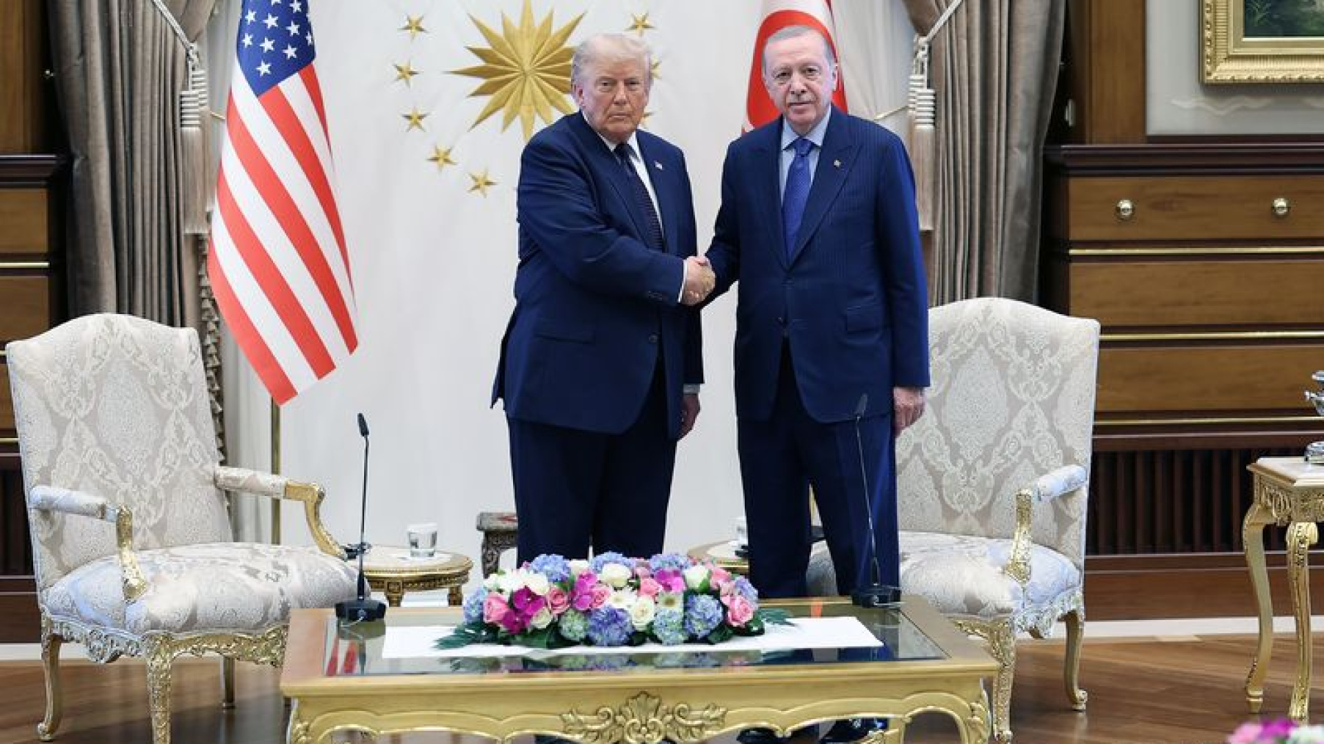 Cumhurbaşkanı Erdoğan, Donald Trump'la Görüştü - Dünya Haberleri - Habertürk