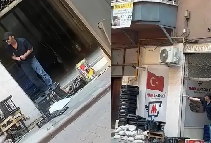 Sokak ortasında dehşet! İki şarjör mermiyi böyle ateşledi!