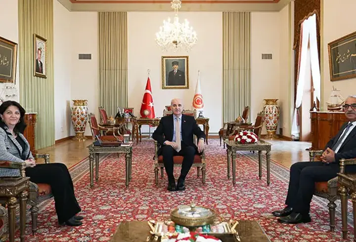 Son dakika... TBMM Başkanı Kurtulmuş, DEM Parti'li Buldan ve Sancar'ı kabul etti