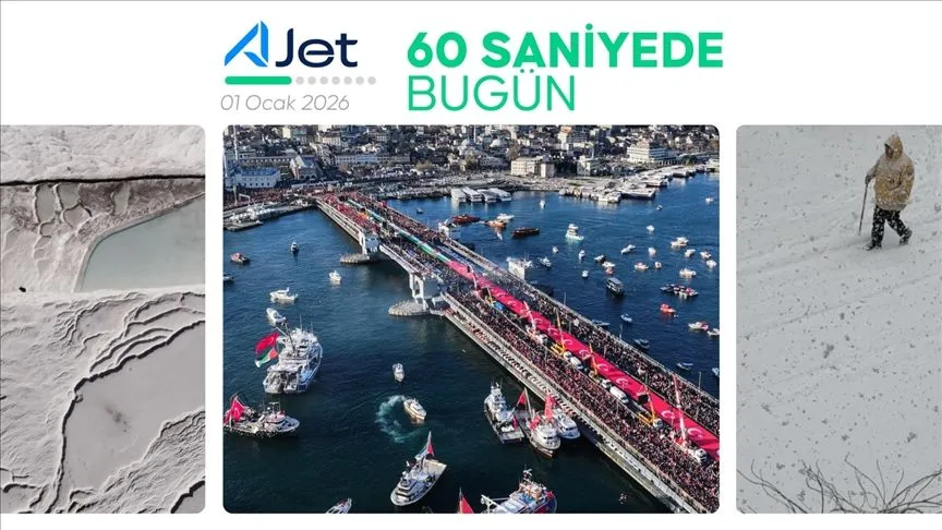 60 saniyede bugün (01 Ocak 2026)
