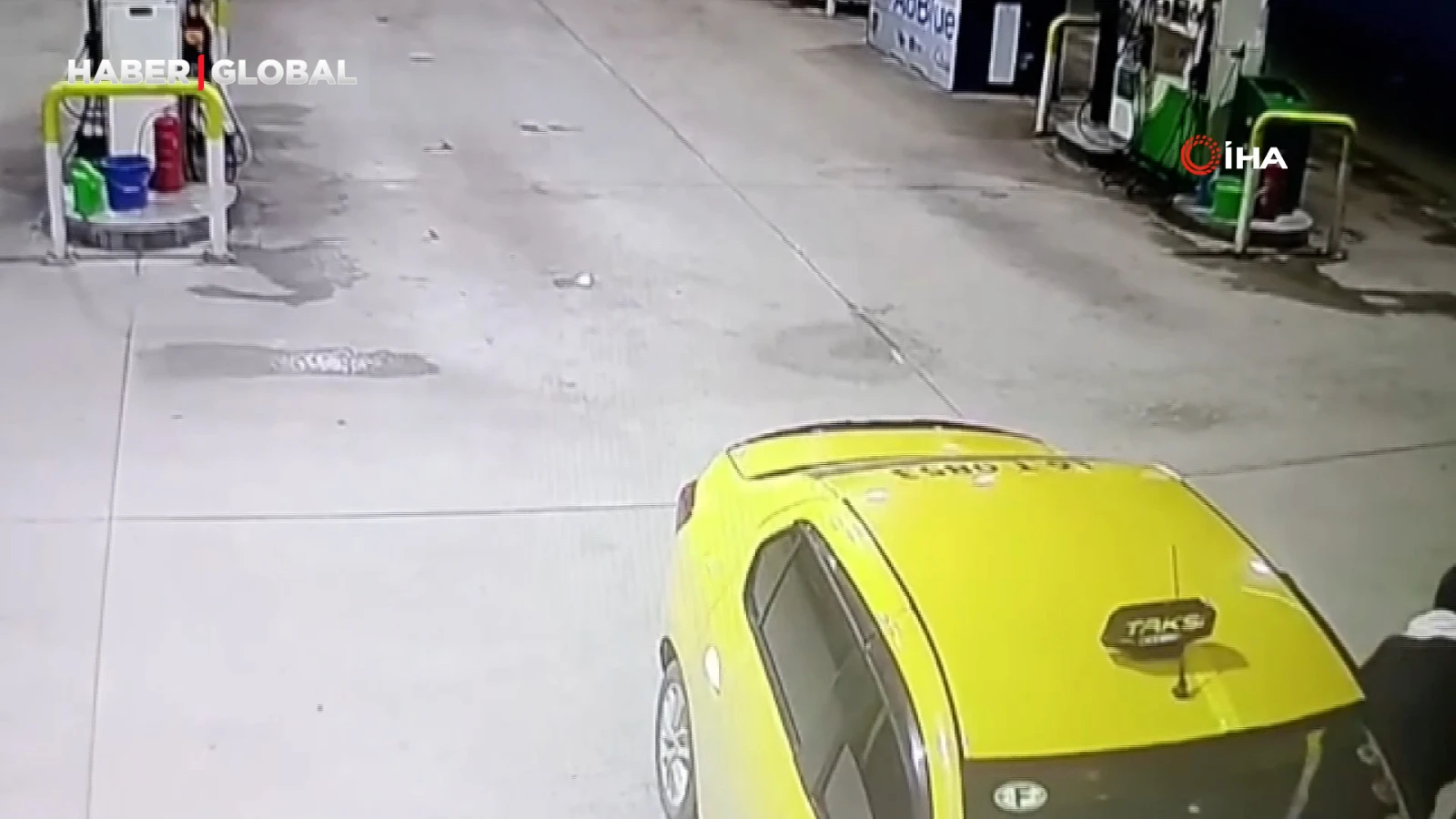 Bursa'da gasbedilen taksinin yeni görüntüleri ortaya çıktı