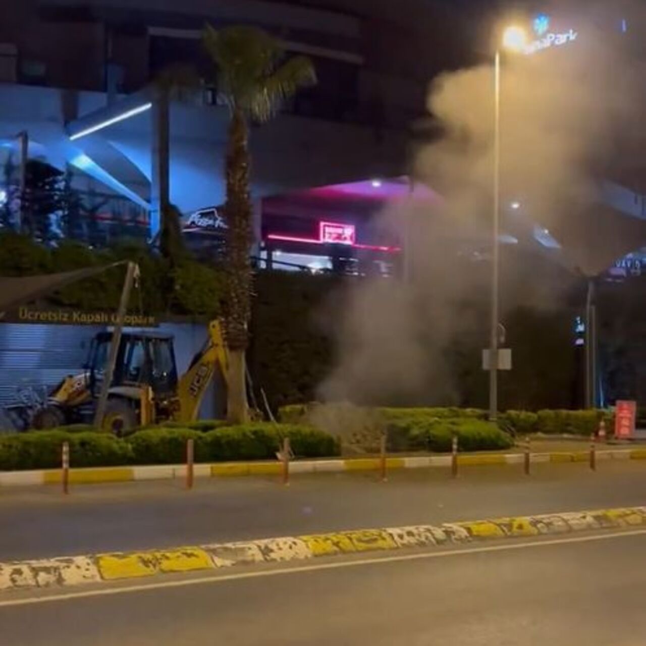 Kazı çalışmasında doğal gaz borusunda hasar oluştu