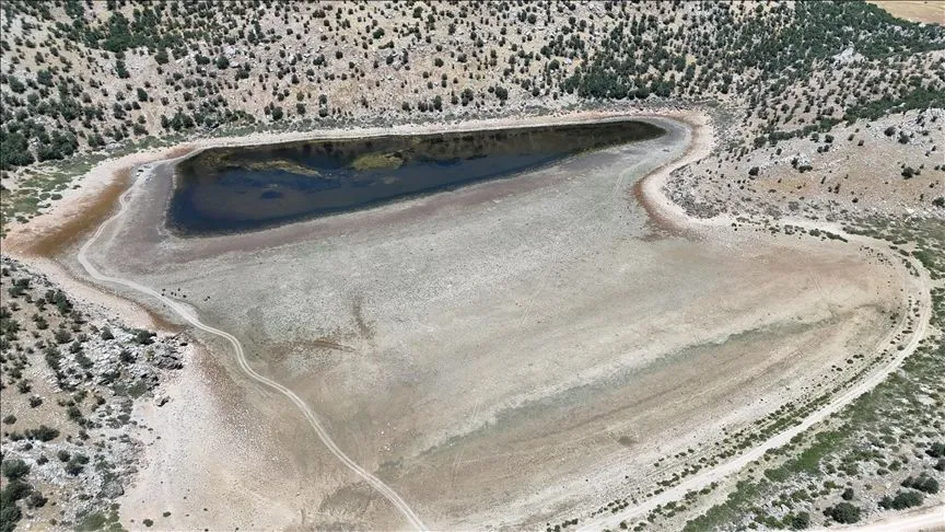 Adıyaman'daki Sülüklü Göl, kuruma tehlikesiyle karşı karşıya