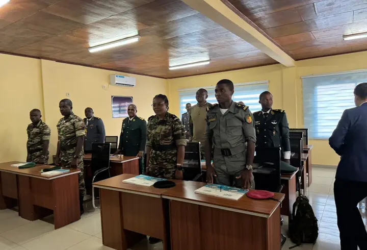 Kamerun Harp Okulu’nda ilk Türkçe ders verildi