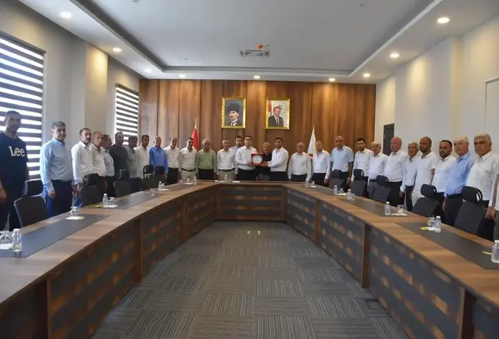 Sason Kaymakamı Furkan Başar'a muhtarlardan ziyaret