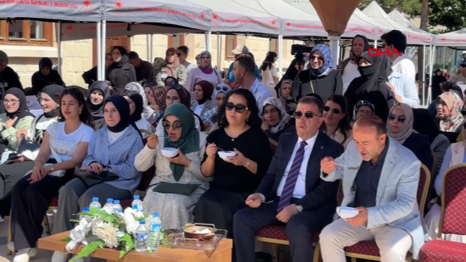 Gastronomi etkinliğinde Bayburt'un lezzetleri için tanıtım