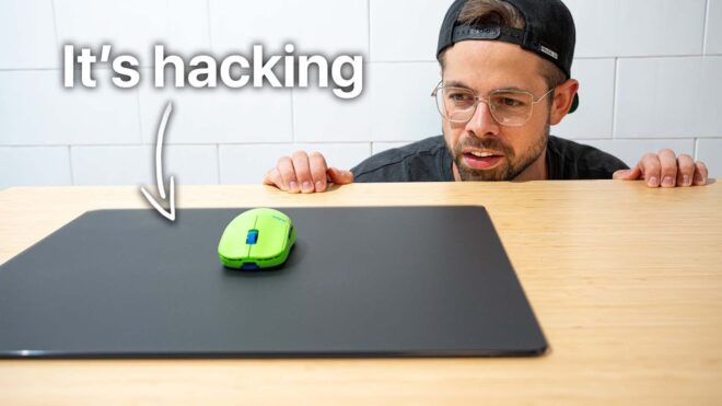 YouTuber, fare ile nişan alma performansını iyileştiren bir hareketli mousepad üretti [Video]