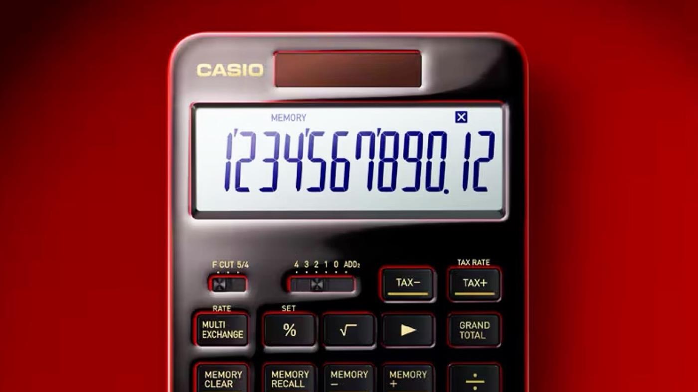 Casio'dan dizüstü bilgisayar fiyatına hesap makinesi