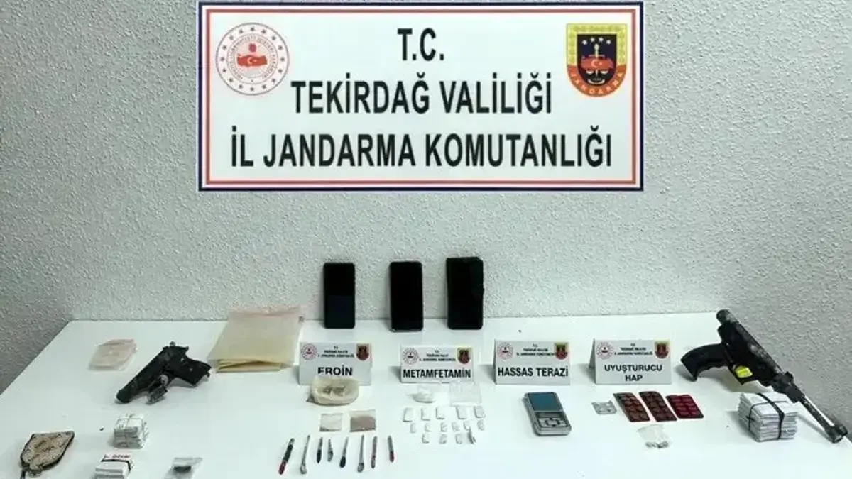 Tekirdağ'da Evinde Uyuşturucu Ele Geçirilen 2 Zanlıdan Biri Tutuklandı