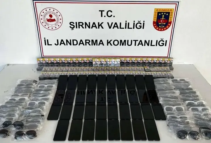 Şırnak’ta, 3 milyon 800 bin TL değerinde kaçak malzeme ele geçirildi