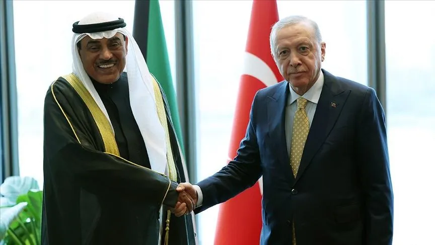 Cumhurbaşkanı Erdoğan, Kuveyt Veliaht Prensi'yle görüştü