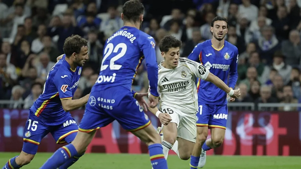 Real Madrid'e şampiyonluk yarışında Getafe çelmesi: İşte maçın özeti