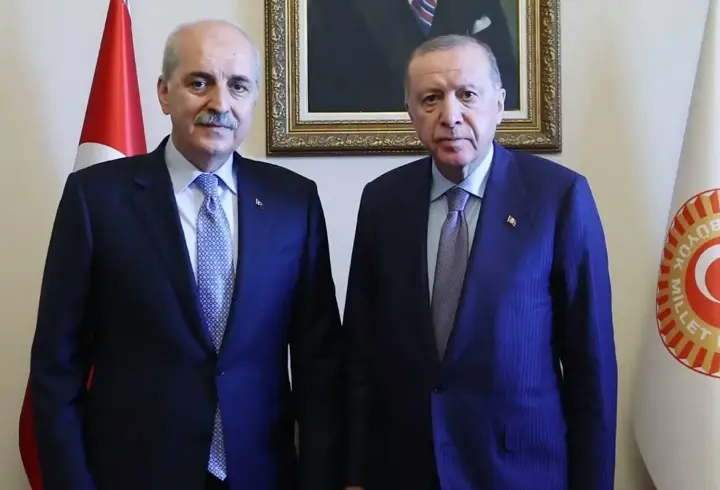 SON DAKİKA | Cumhurbaşkanı Erdoğan, Meclis Başkanı Kurtulmuş ile görüştü