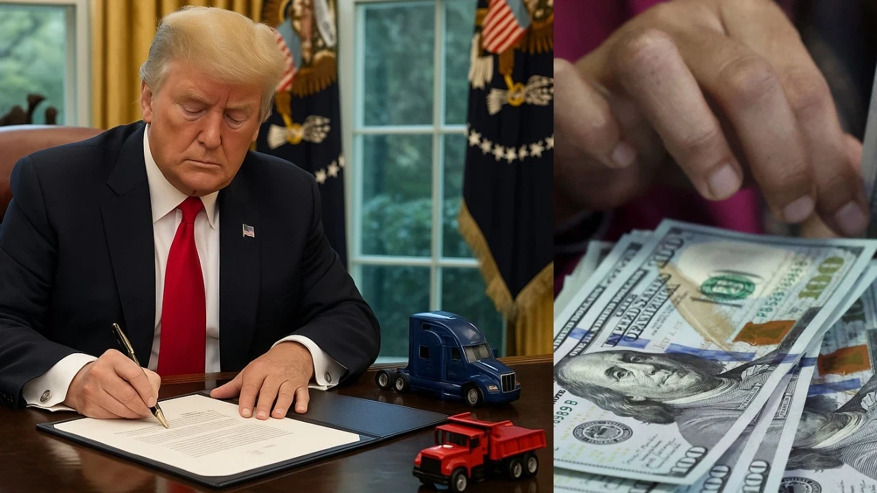 Trump'tan, ithal kamyon ve otobüslere yeni gümrük vergisi
