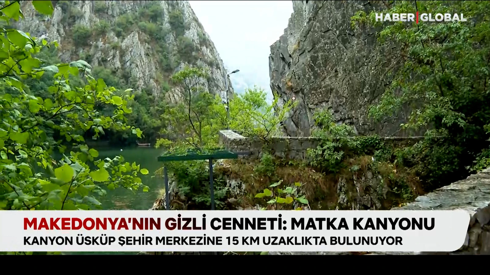 Kuzey Makedonya'nın gizli cenneti: Matka Kanyonu