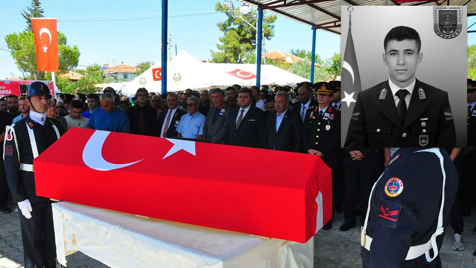 Kazada şehit olan Uzman Çavuş Yücel Yeşil, son yolculuğuna uğurlandı